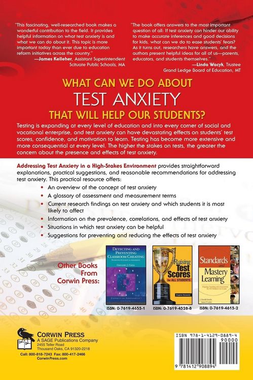 Produktbild: Addressing Test Anxiety in a High-Stakes Environment