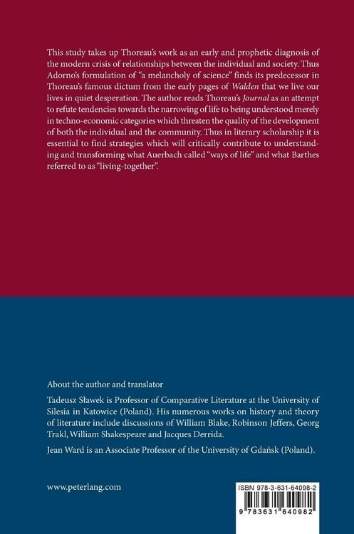 Produktbild: Henry David Thoreau &ndash; Grasping the Community of the World
