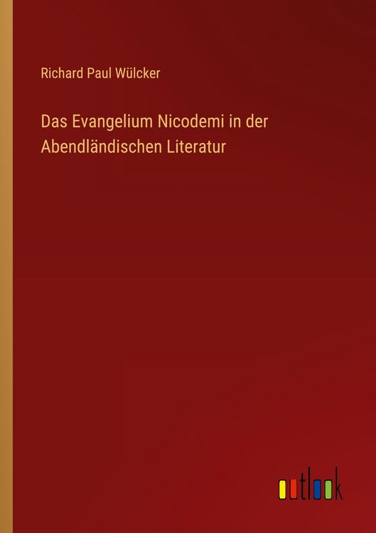 Produktbild: Das Evangelium Nicodemi in der Abendl&auml;ndischen Literatur