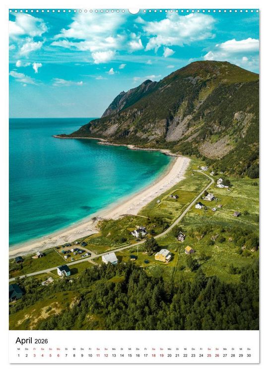Produktbild: Norwegen - Eine Reise durch das skandinavische Land. (hochwertiger Premium Wandkalender 2026 DIN A2 hoch), Kunstdruck in Hochglanz