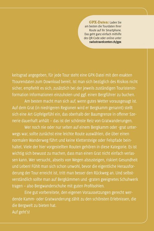 Produktbild: K&uuml;mmerly+Frey Erlebnis Schweiz Gratwanderungen - Wanderf&uuml;hrer