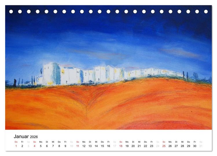 Produktbild: Heike Adam - Italienische Reise (Tischkalender 2026 DIN A5 quer), CALVENDO Monatskalender