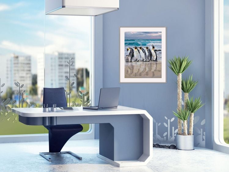 Produktbild: Schipper 609130887 - Malen nach Zahlen, Kaiserpinguine, 40 x 50 cm