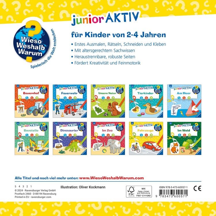 Produktbild: Wieso? Weshalb? Warum? junior AKTIV - Fahrzeuge