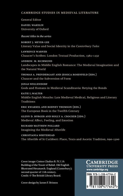 Produktbild: Literary Beginnings in the European Middle Ages