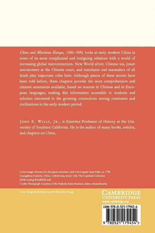 Produktbild: China and Maritime Europe, 1500-1800