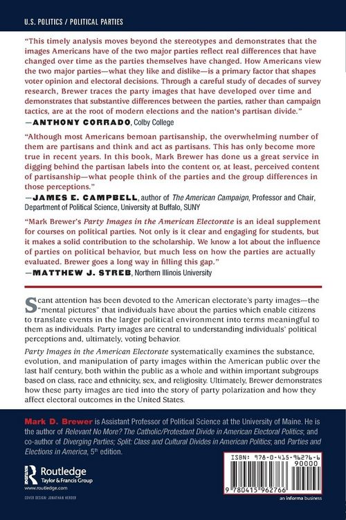Produktbild: Party Images in the American Electorate