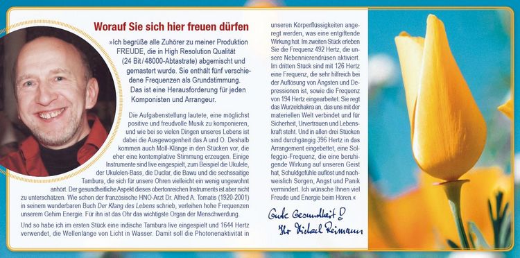 Produktbild: FREUDE [Solfeggio Heilmusik 396 Hertz]: Mit Anleitungen von Pavlina Klemm im Booklet