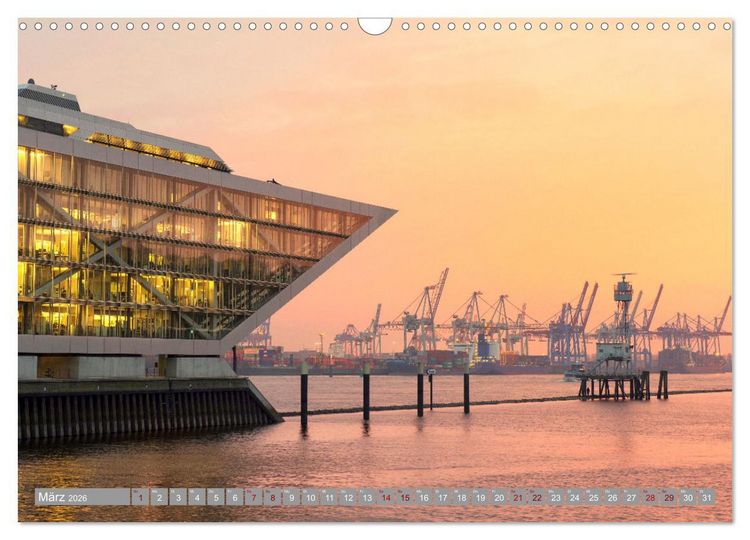 Produktbild: HAMBURG - Maritime Metropole (Wandkalender 2026 DIN A3 quer), CALVENDO Monatskalender