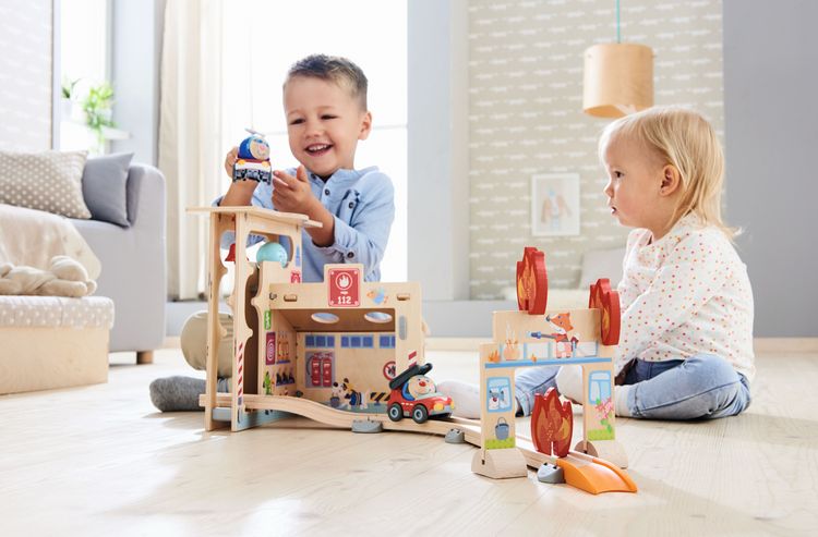 Produktbild: Kullerbü – Spielbahn Feuerwehrwache_6SPR