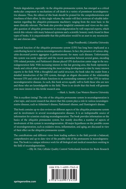 Produktbild: The Proteasome in Neurodegeneration