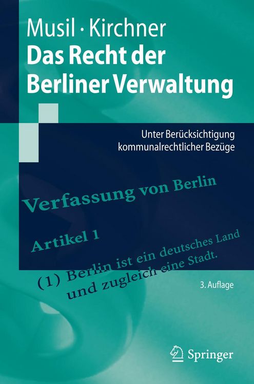 Produktbild: Das Recht der Berliner Verwaltung
