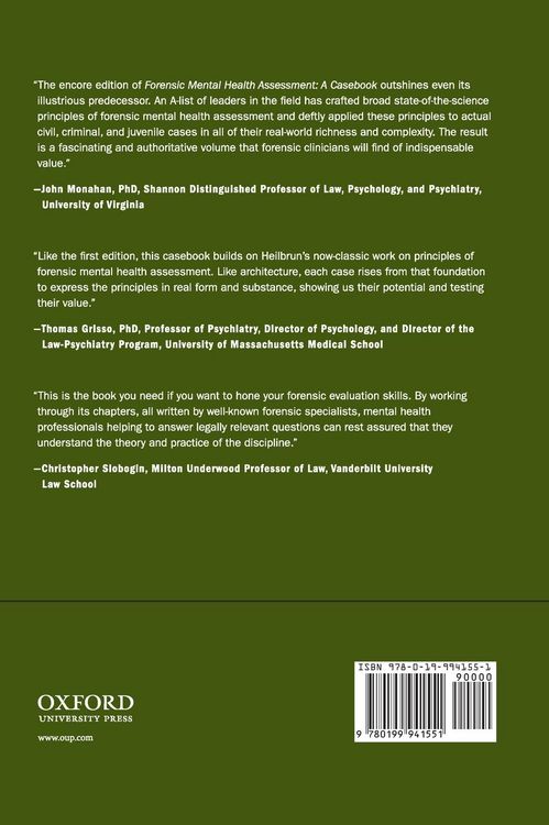 Produktbild: Forensic Mental Health Assessment