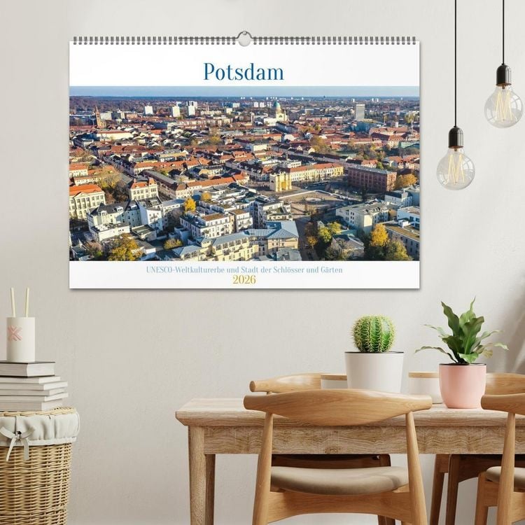 Produktbild: Potsdam - UNESCO Weltkulturerbe und Stadt der Schl&ouml;sser und G&auml;rten (Wandkalender 2026 DIN A2 quer), CALVENDO Monatskalender