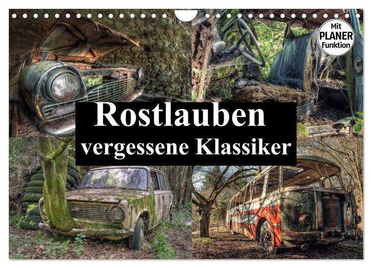 Produktbild: Rostlauben - vergessene Klassiker (Wandkalender 2026 DIN A4 quer), CALVENDO Monatskalender