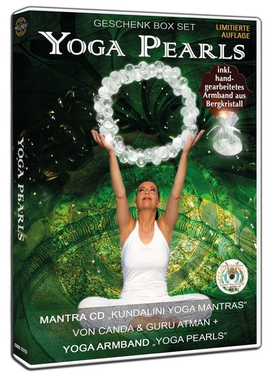 Produktbild: Yoga Pearls Geschenk Box mit Mantra CD &bdquo;Kundalini Yoga Mantras&ldquo; + Yoga Armband &bdquo;Yoga Pearls&ldquo;