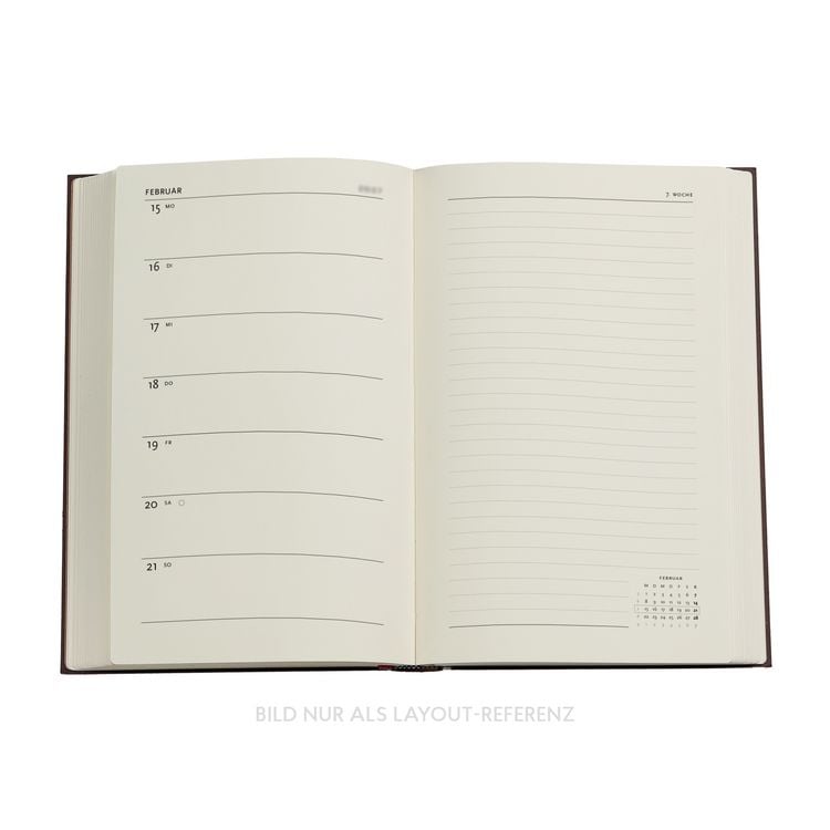Produktbild: 12-Monatskalender 2027 Black Edition Maxi Verso