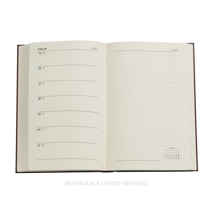 Produktbild: 12-Monatskalender 2027 Blue Luxe Maxi Verso