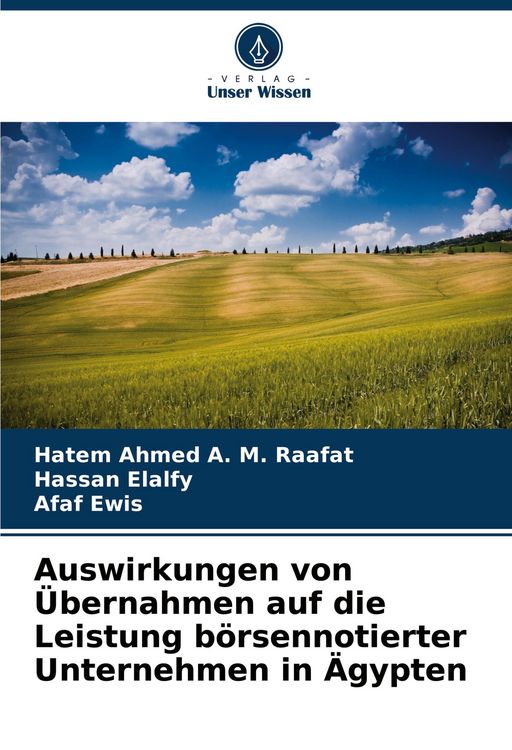 Produktbild: Auswirkungen von &Uuml;bernahmen auf die Leistung b&ouml;rsennotierter Unternehmen in &Auml;gypten
