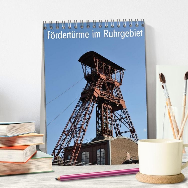 Produktbild: F&ouml;rdert&uuml;rme im Ruhrgebiet (Tischkalender 2026 DIN A5 hoch), CALVENDO Monatskalender