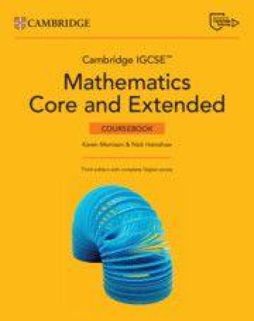 Produktbild: Cambridge Igcse(tm) Mathematics Core and Extended Coursebook with Digital Version and Cambridge Online Mathematics (2 Years' Access)