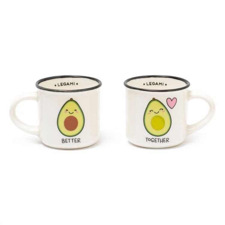 Produktbild: Legami 2er Set Kaffeetassen - Avocado