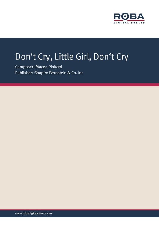 Produktbild: Don't Cry, Little Girl, Don't Cry