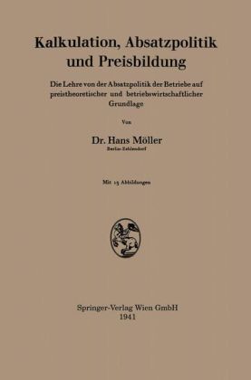 Produktbild: Kalkulation, Absatzpolitik und Preisbildung