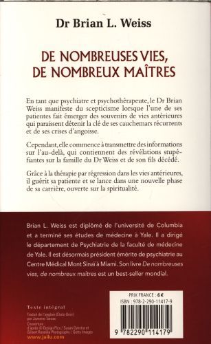 Produktbild: De nombreuses vies, de nombreuses ma&icirc;tres