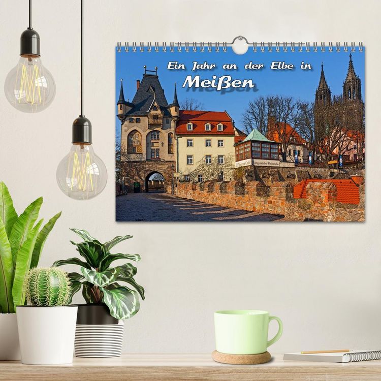Produktbild: Das Jahr an der Elbe in Mei&szlig;en (Wandkalender 2026 DIN A4 quer), CALVENDO Monatskalender