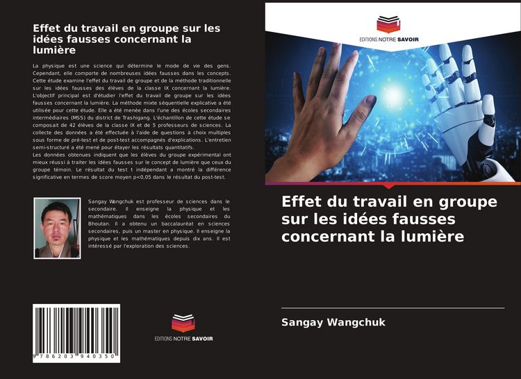 Produktbild: Effet du travail en groupe sur les id&eacute;es fausses concernant la lumi&egrave;re
