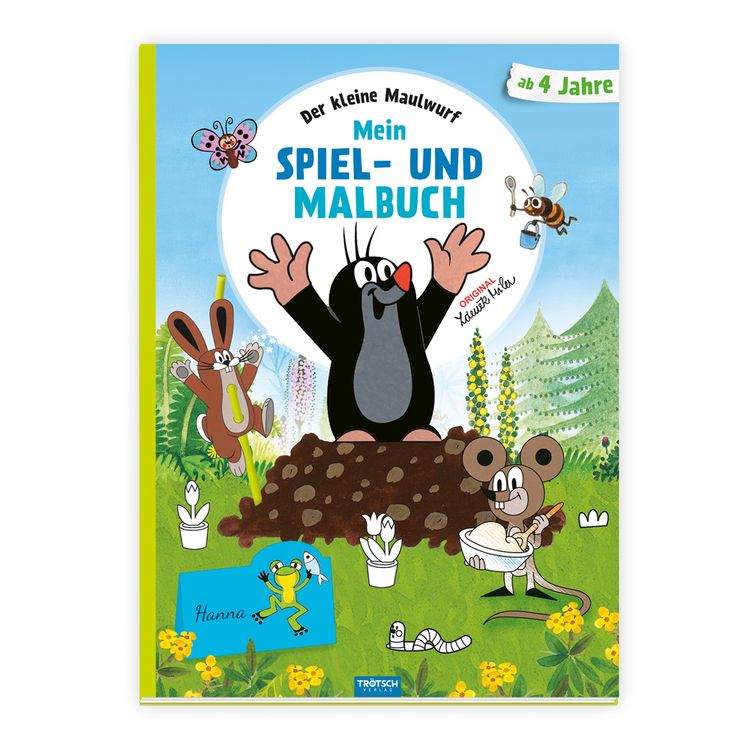 Produktbild: Tr&ouml;tsch Der kleine Maulwurf Mein Spiel- und Malbuch