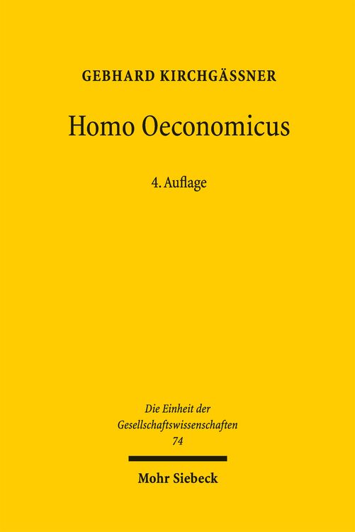 Produktbild: Homo oeconomicus
