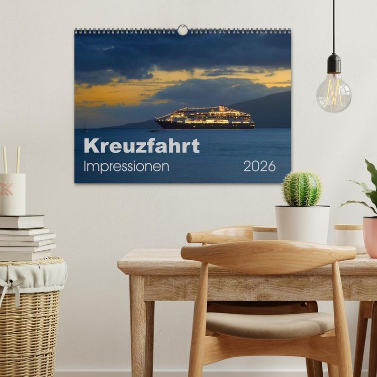 Produktbild: Kreuzfahrt Impressionen (Wandkalender 2026 DIN A3 quer), CALVENDO Monatskalender
