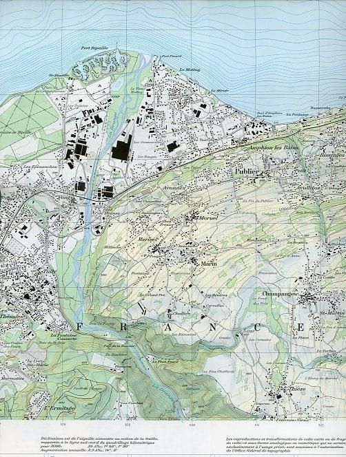 Produktbild: Swisstopo 1 : 25 000 Thonon-les-Bains