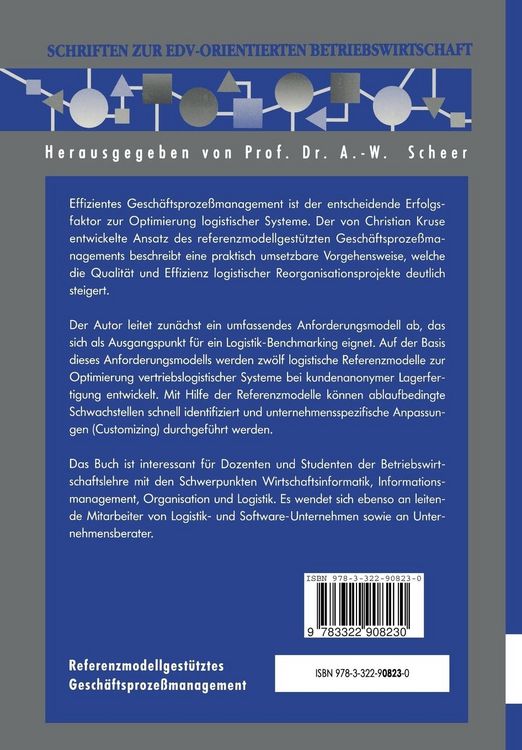 Produktbild: Referenzmodellgest&uuml;tztes Gesch&auml;ftsproze&szlig;management