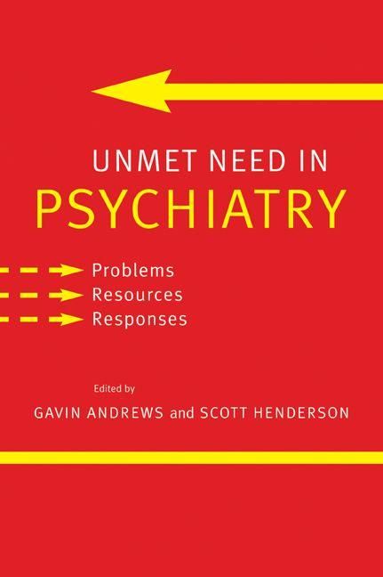 Produktbild: Unmet Need in Psychiatry