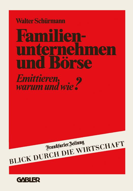 Produktbild: Familienunternehmen und B&ouml;rse