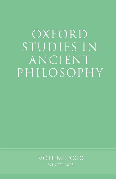 Produktbild: Oxford Studies in Ancient Philosophy