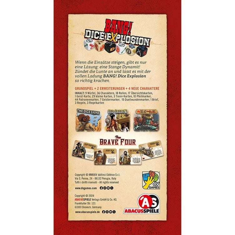 Produktbild: BANG! Dice Explosion (d)