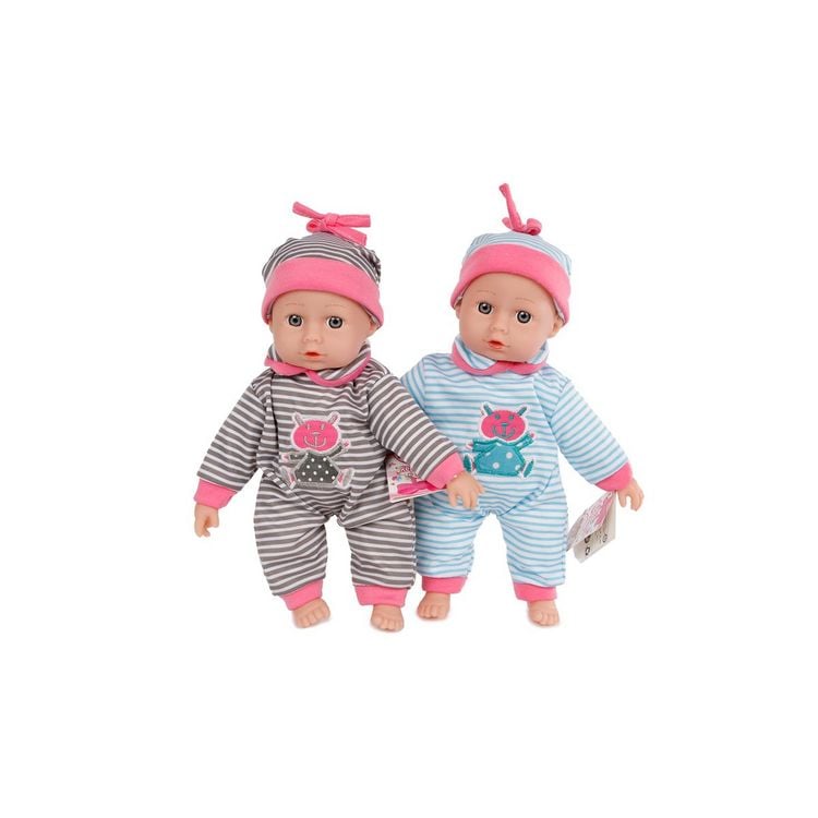 Produktbild: Babypuppe weich mehrfarbig 26cm 2fach sortiert