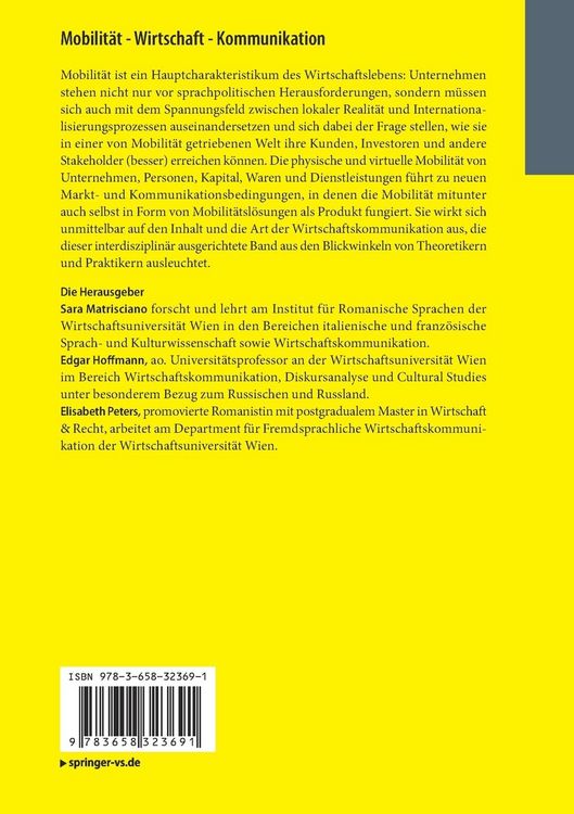 Produktbild: Mobilit&auml;t - Wirtschaft - Kommunikation