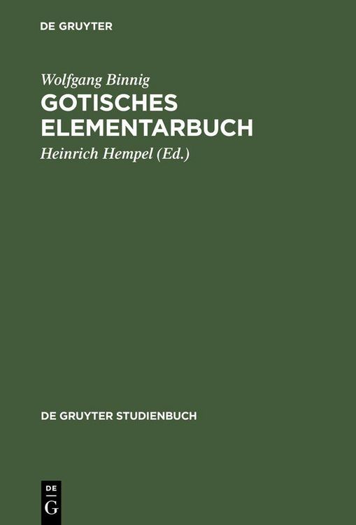 Produktbild: Gotisches Elementarbuch