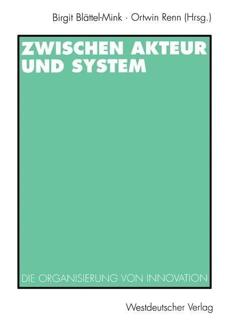 Produktbild: Zwischen Akteur und System