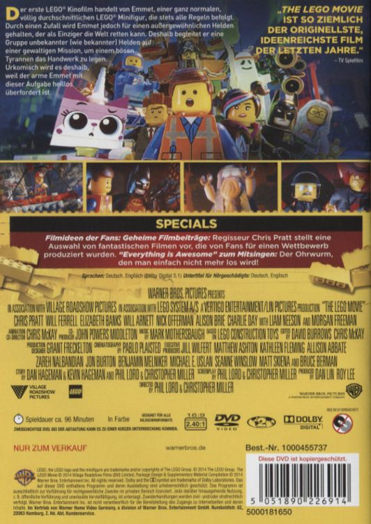Produktbild: The Lego Movie