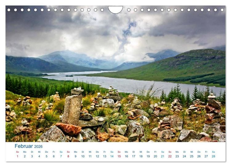Produktbild: Schottlands S&uuml;den 2026. Impressionen zwischen Edinburgh, Loch Ness und Isle of Skye (Wandkalender 2026 DIN A4 quer), CALVENDO Monatskalender