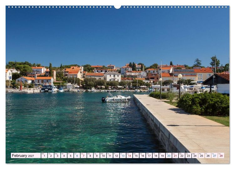 Produktbild: Istria &ndash; Coastal Wonders, Historic Cities, and Island Dreams (Wall Calendar 2027 DIN A2 landscape), CALVENDO 12 Month Wall Calendar