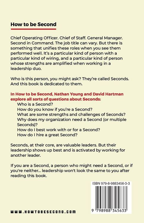 Produktbild: How to be Second