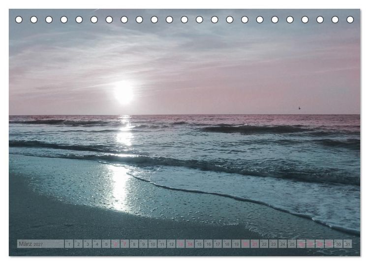 Produktbild: Photo-Art / Ozean (Tischkalender 2027 DIN A5 quer), CALVENDO Monatskalender