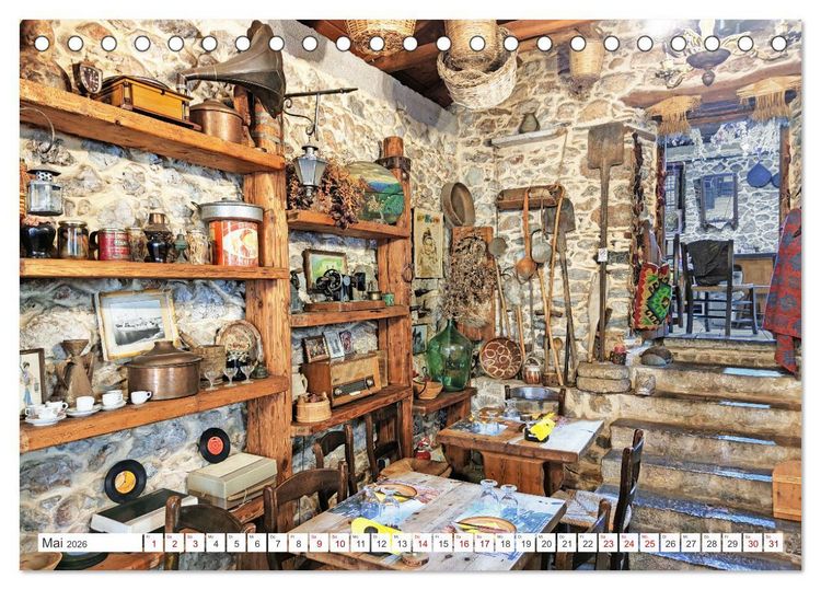 Produktbild: I love Greece (Tischkalender 2026 DIN A5 quer), CALVENDO Monatskalender